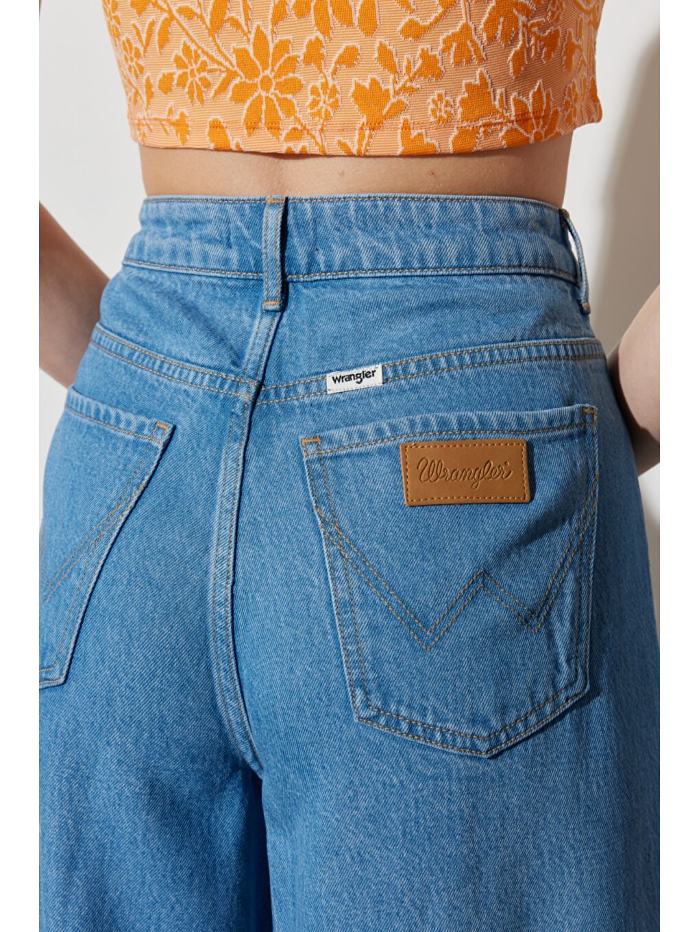 Mavi Loose Fit Rahat Kesim Normal Bel Lastikli Geniş Paça Jean Jogger Pantolon-5