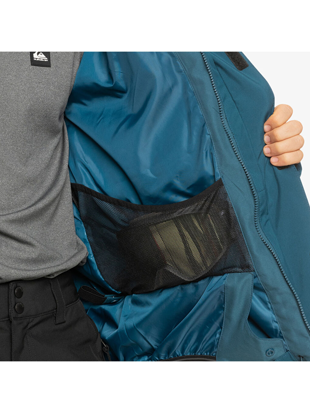 Mission Solid Jk Erkek Mavi Snowboard Ceketi-3