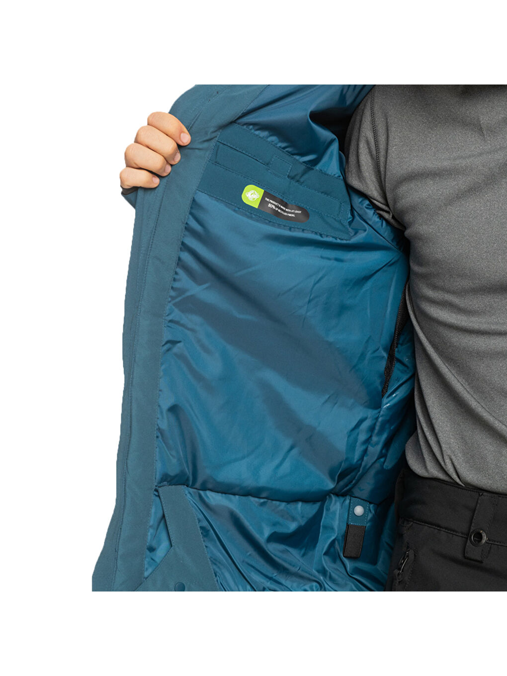 Mission Solid Jk Erkek Mavi Snowboard Ceketi-4