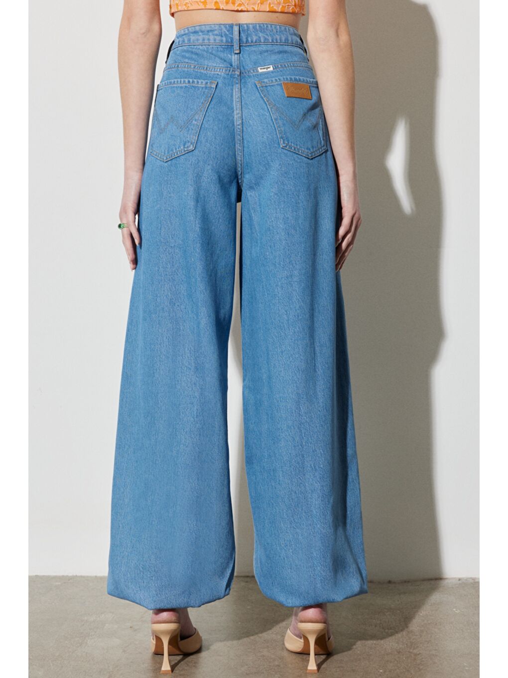 Mavi Loose Fit Rahat Kesim Normal Bel Lastikli Geniş Paça Jean Jogger Pantolon-6