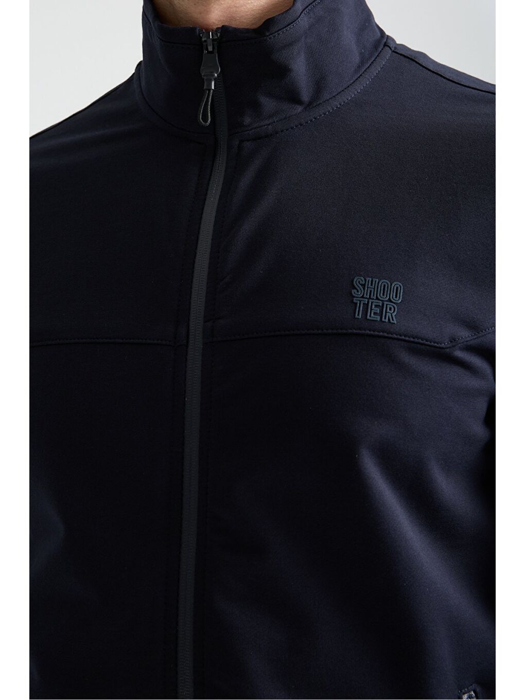 Lacivert  Erkek Luxe Eşofman Takımı Rahat Kalıp Manşetli Minimal Logo-3