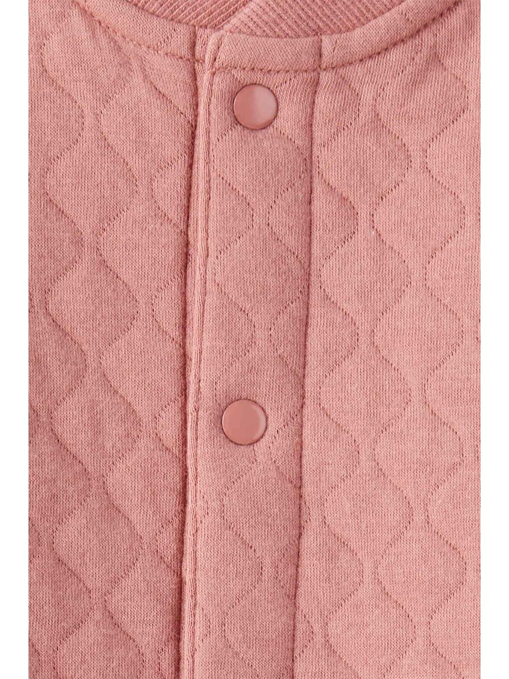 Kız Bebek Pembe Kapüşonlu Tulum-2