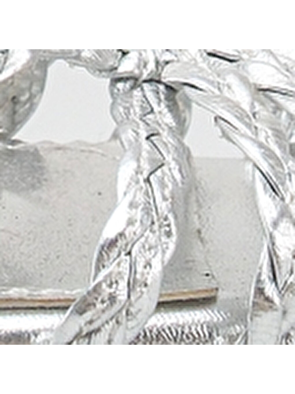 Gri Lacie Örgü Orta Topuklu Kadın Terlik-7