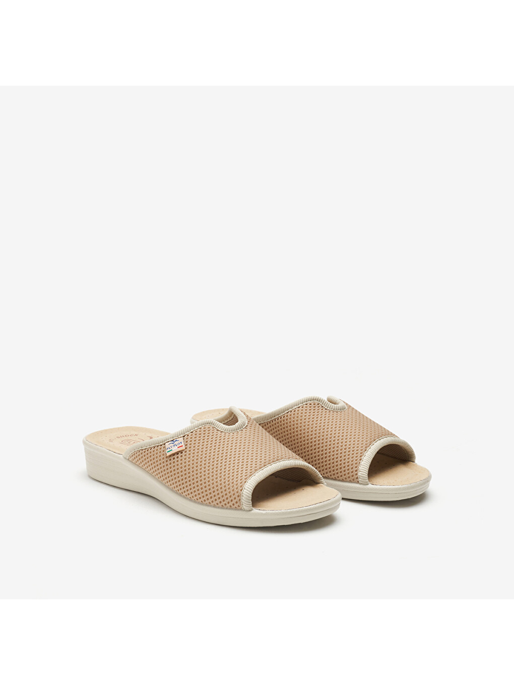Bej Kadın Terlik 83 429 Fe Cloth Beige-1