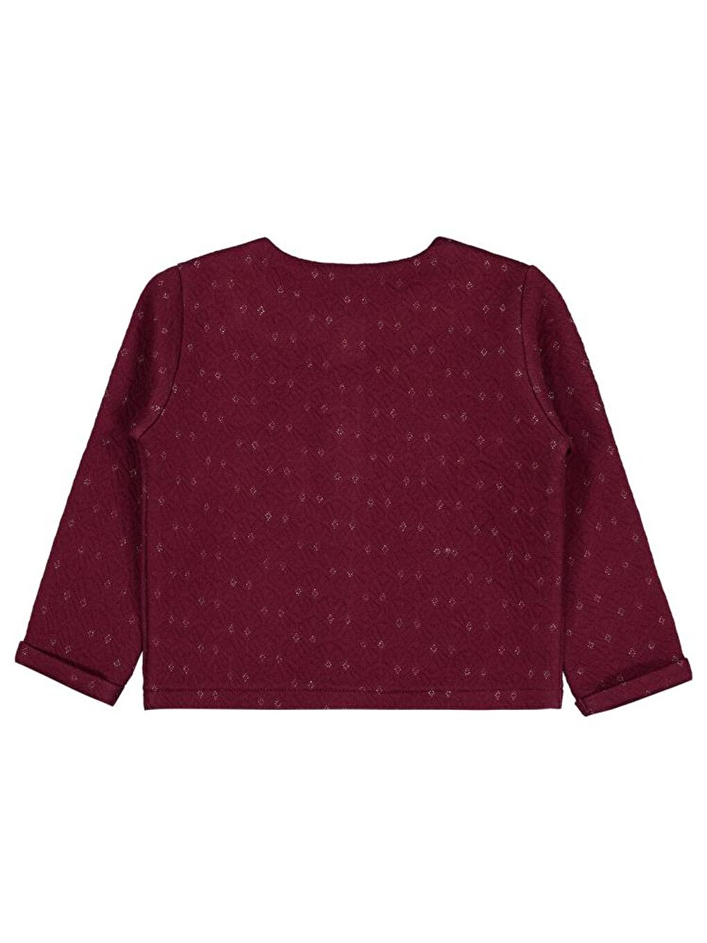 Girls Gizli Çıtçıtlı 2-5 Yaş Hırka - Kırmızı 2-3 Yaş-2