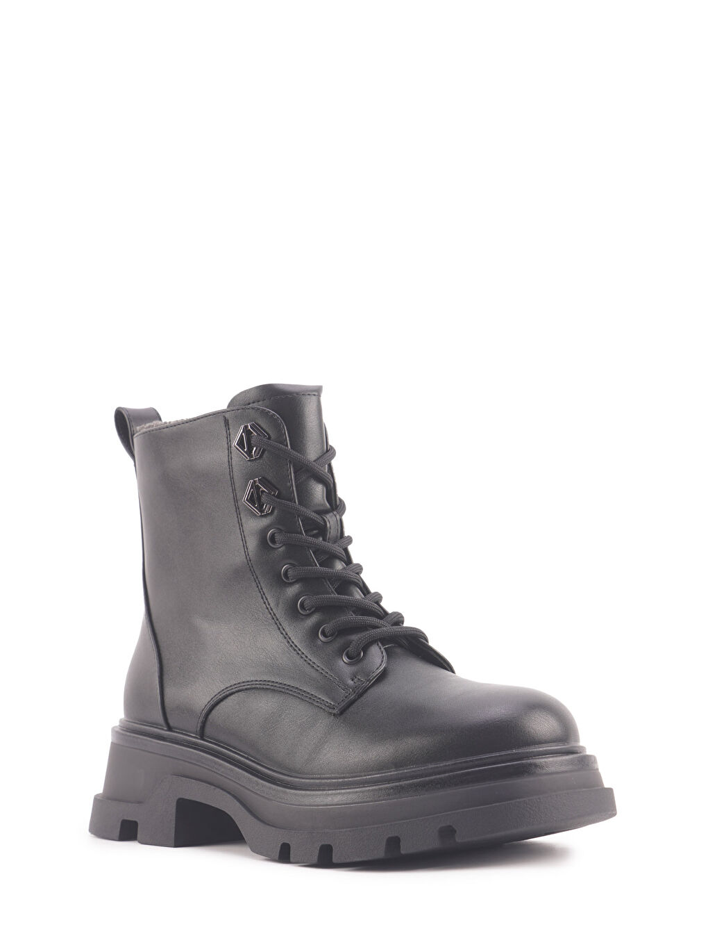 23K-404 4PR Siyah Kadın Rock Bot-1