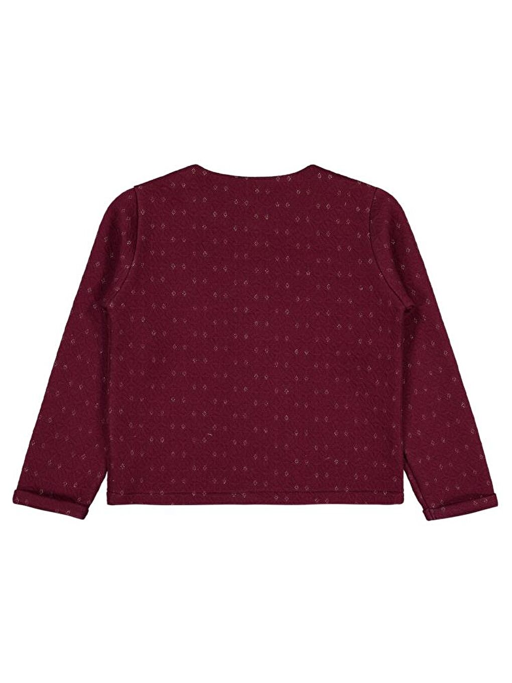 Girls Gizli Çıtçıtlı 6-9 Yaş Hırka - Kırmızı 8-9 Yaş-2