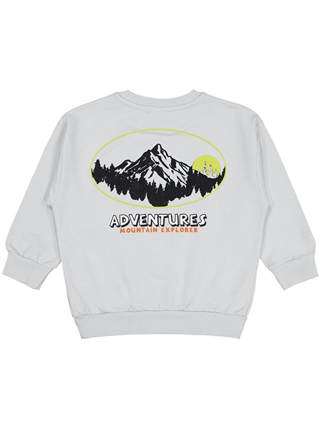 Gri Boys Karyoka Dikişli 2-5 Yaş Sweatshirt