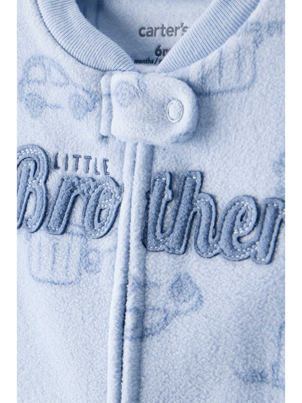 Erkek Bebek Mavi Polar Tulum-1