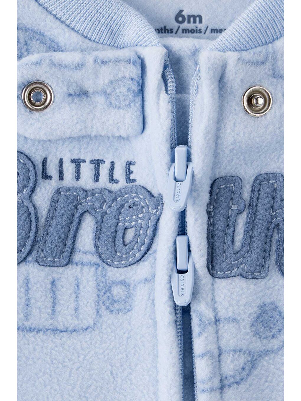 Erkek Bebek Mavi Polar Tulum-2