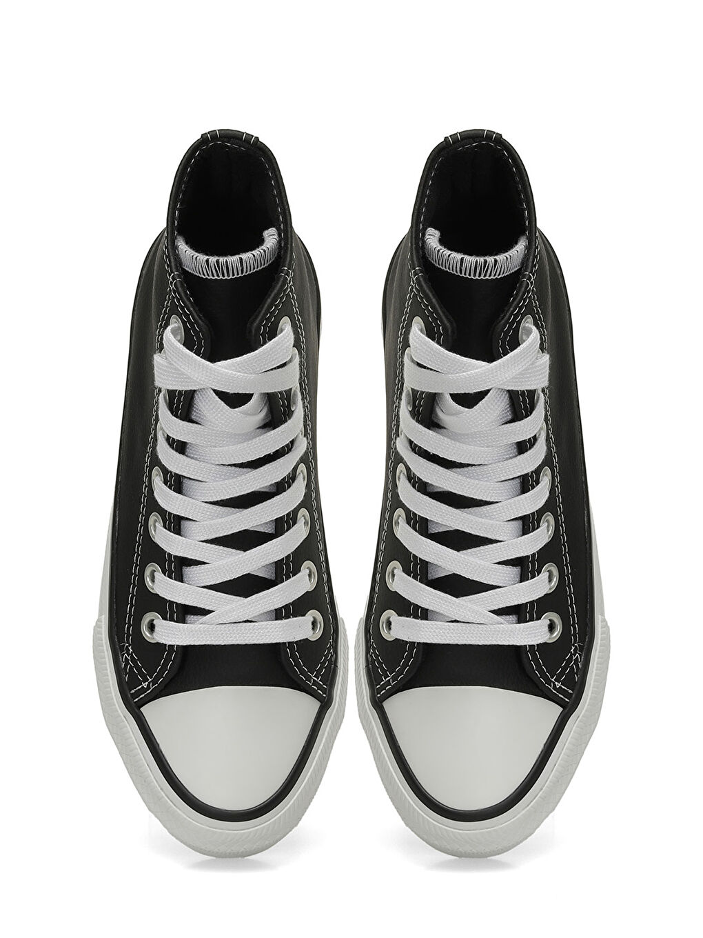 TRX24K-882 4PR Siyah Kadın Sneaker Bot-3