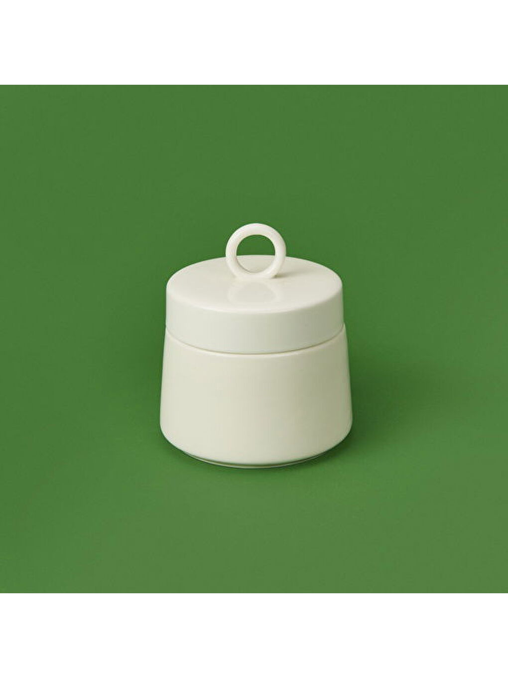 3'lü Porselen Ring Küçük Baharatlık - Beyaz / Siyah-1