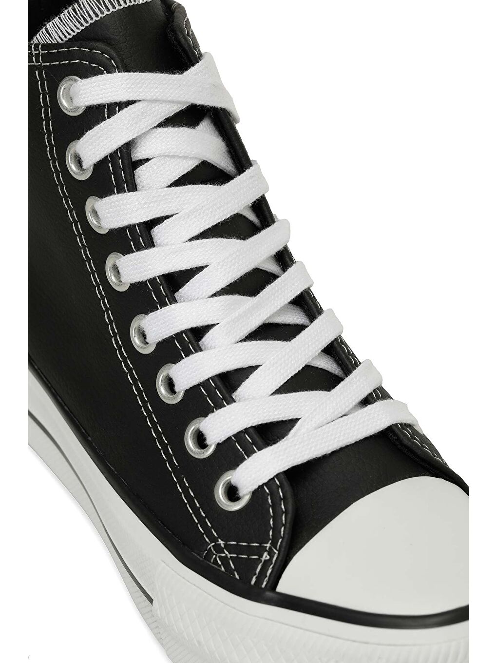 TRX24K-882 4PR Siyah Kadın Sneaker Bot-6