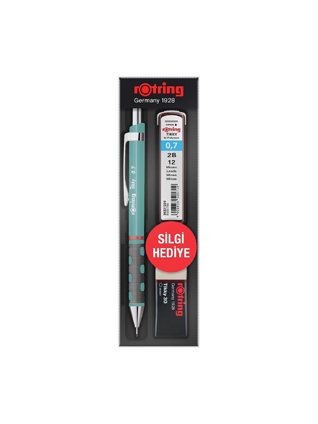 Rotring Deniz Mavisi Tikky Okul Seti Uç+ Silgi Hediyeli Versatil Seti 0.7