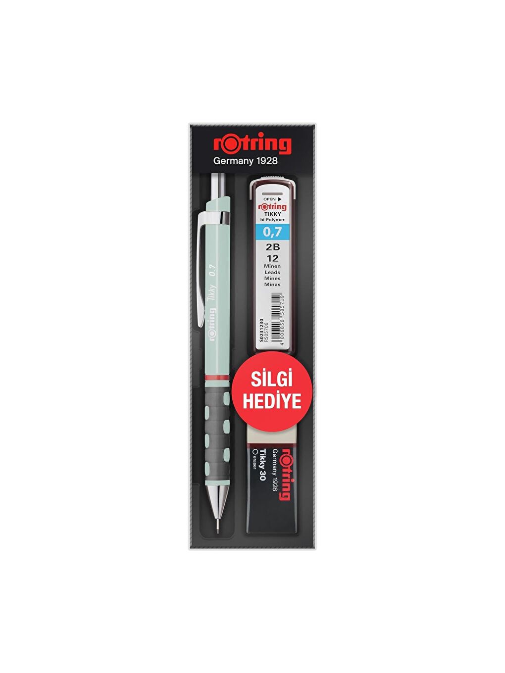 Rotring Mavi Tikky Okul Seti Uç+ Silgi Hediyeli Versatil Seti 0.7