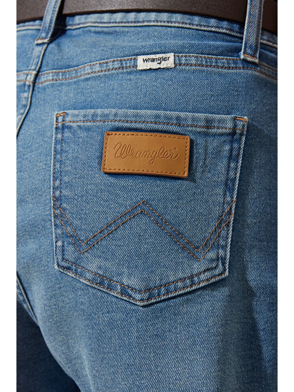 Yeşil Regular Fit Normal Kesim Yüksek Bel Desenli Esnek Jean Jean Şort-5