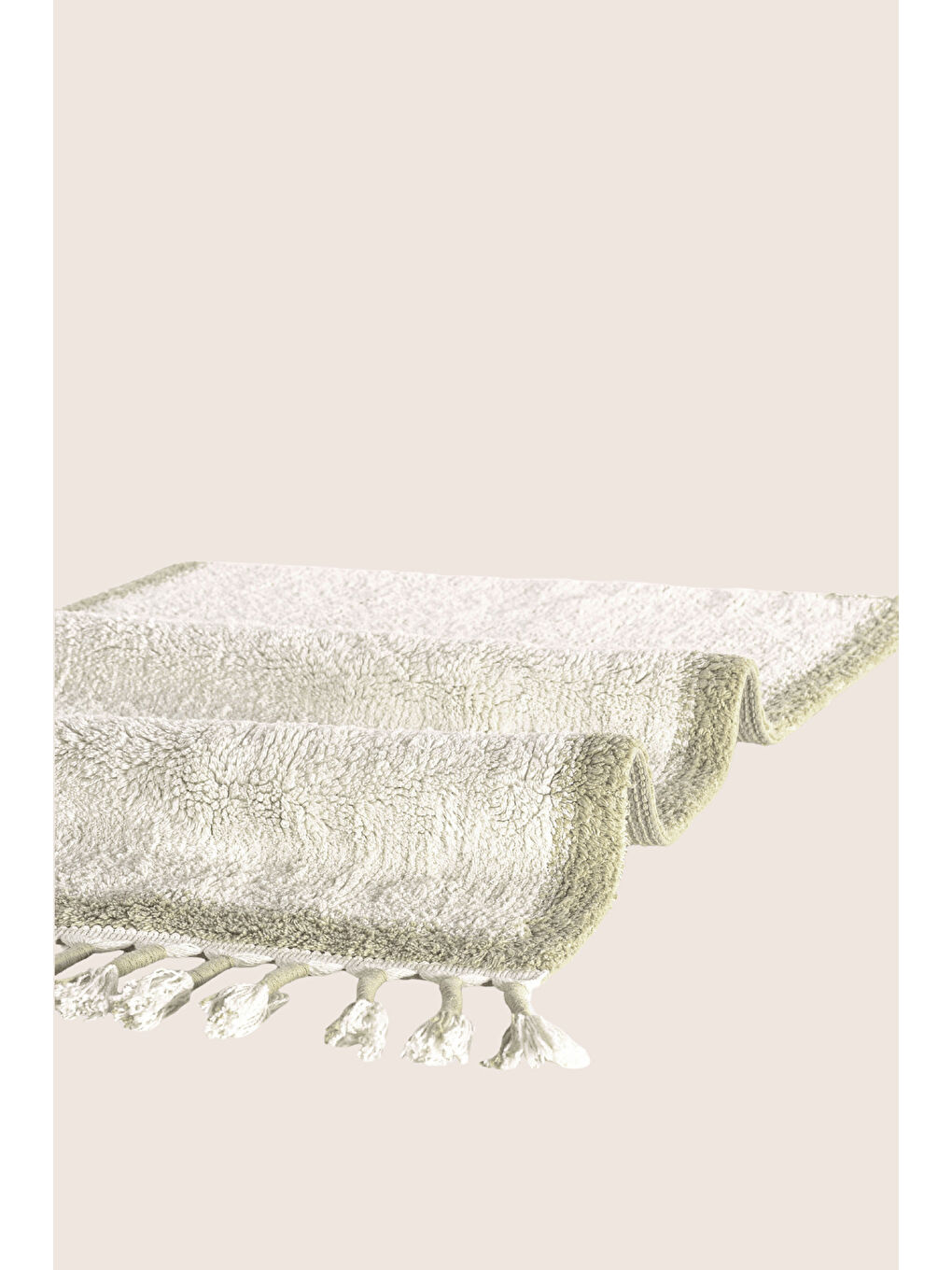 Yeşil Root Tekli Banyo Paspası Bambu 50x80 cm Mint-1