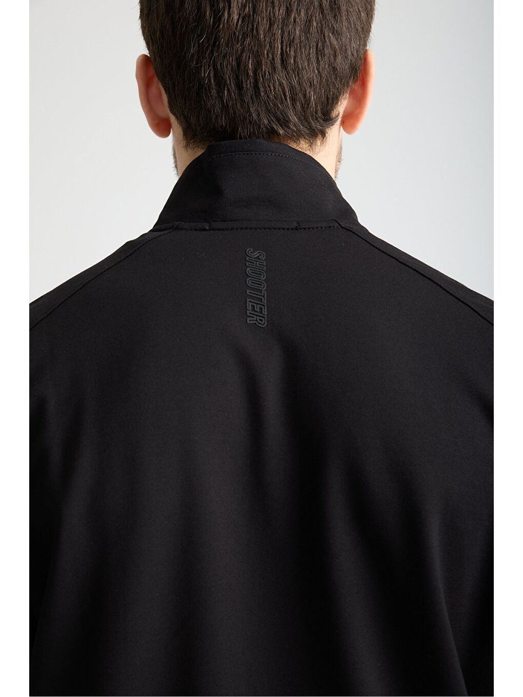 Siyah  Erkek Luxe Eşofman Takımı Rahat Kalıp Manşetli Minimal Logo-4