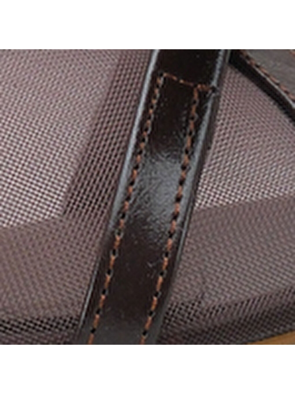 Kahverengi Marnie Sivri Burunlu Fileli Metal Tokalı Orta Topuklu Kadın Terlik-6