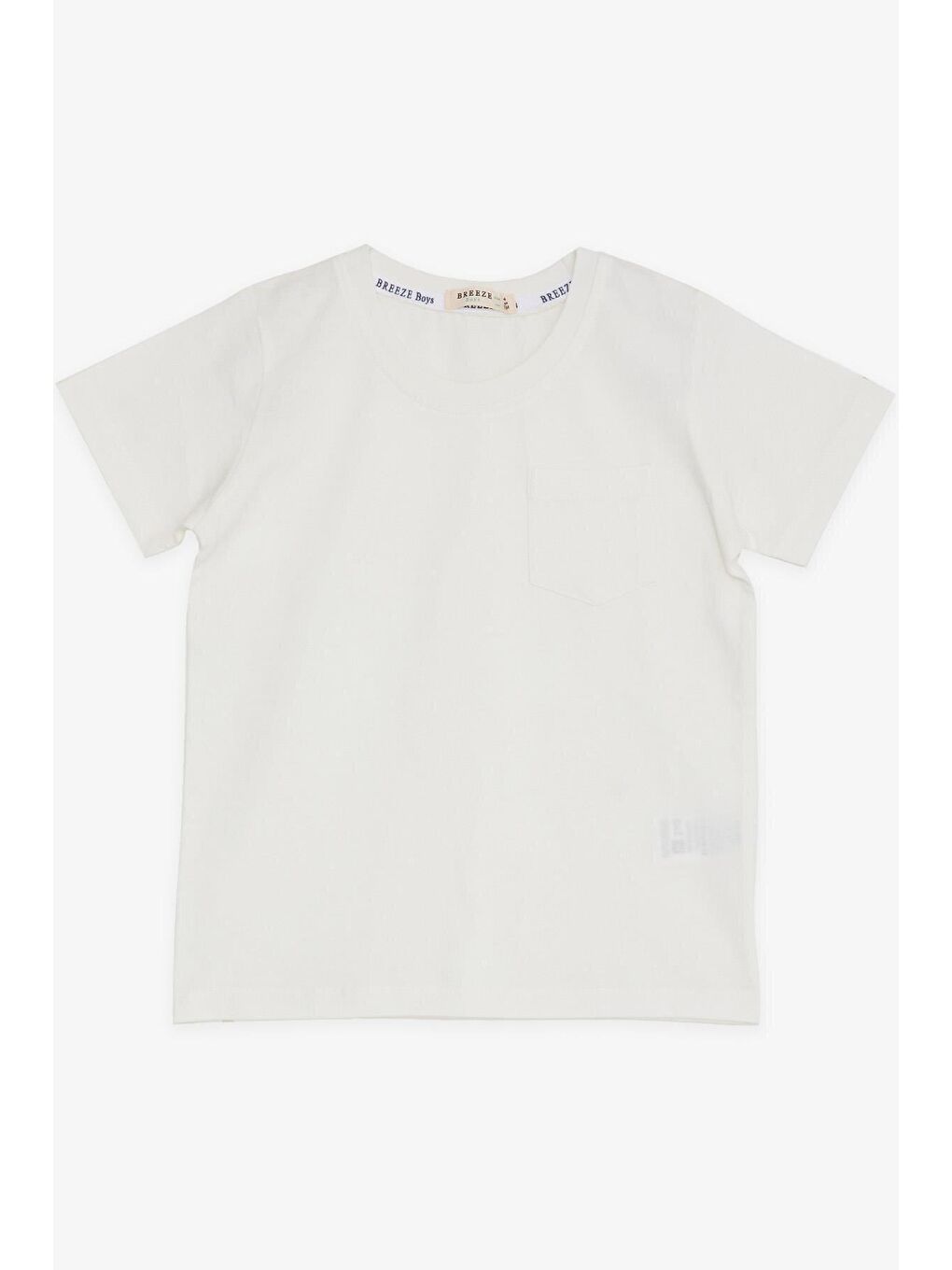 Erkek Çocuk Tişört Basic Beyaz (5-6 Yaş)