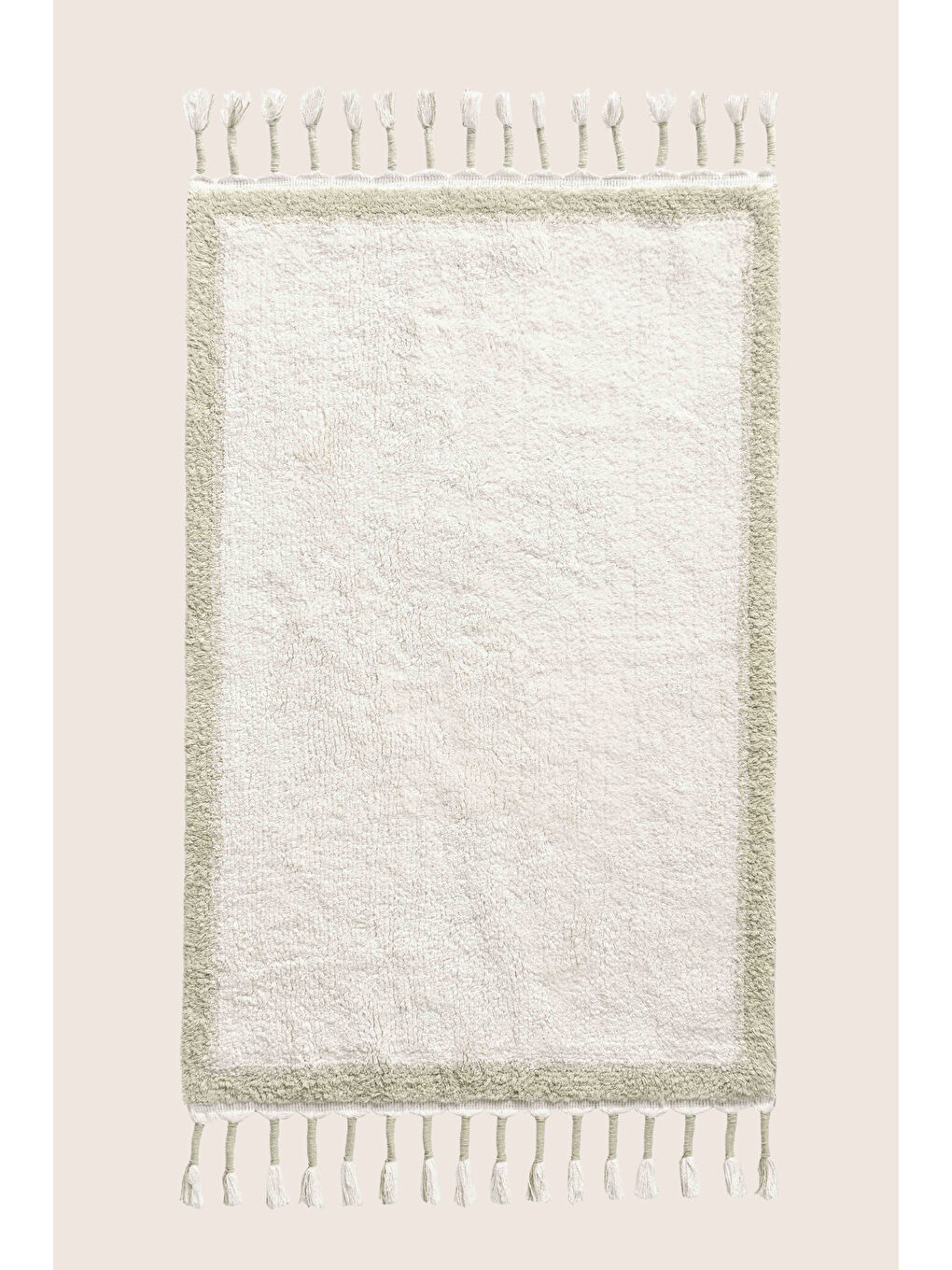 Yeşil Root Tekli Banyo Paspası Bambu 60x100 cm Mint