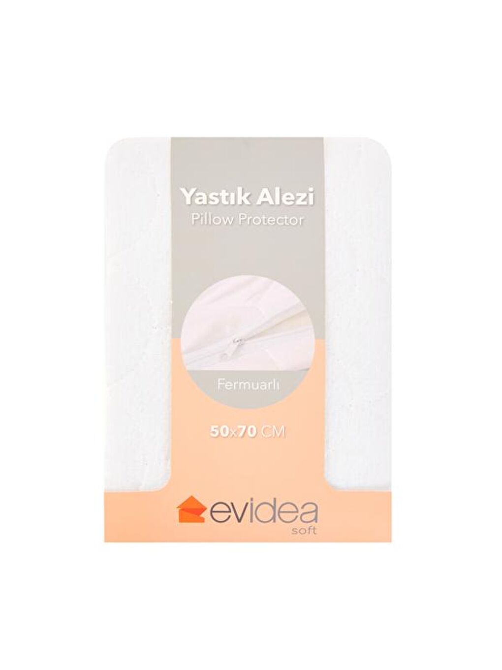 Soft Dalga Kapitoneli Yastık Alezi - Beyaz - 50x70 cm-1