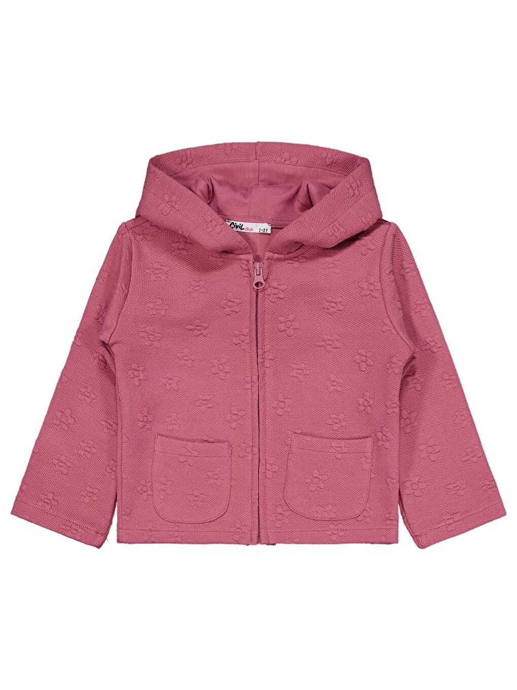 Girls Çiçek Desenli 2-5 Yaş Eşofman Takımı - Pembe 4-5 Yaş-1