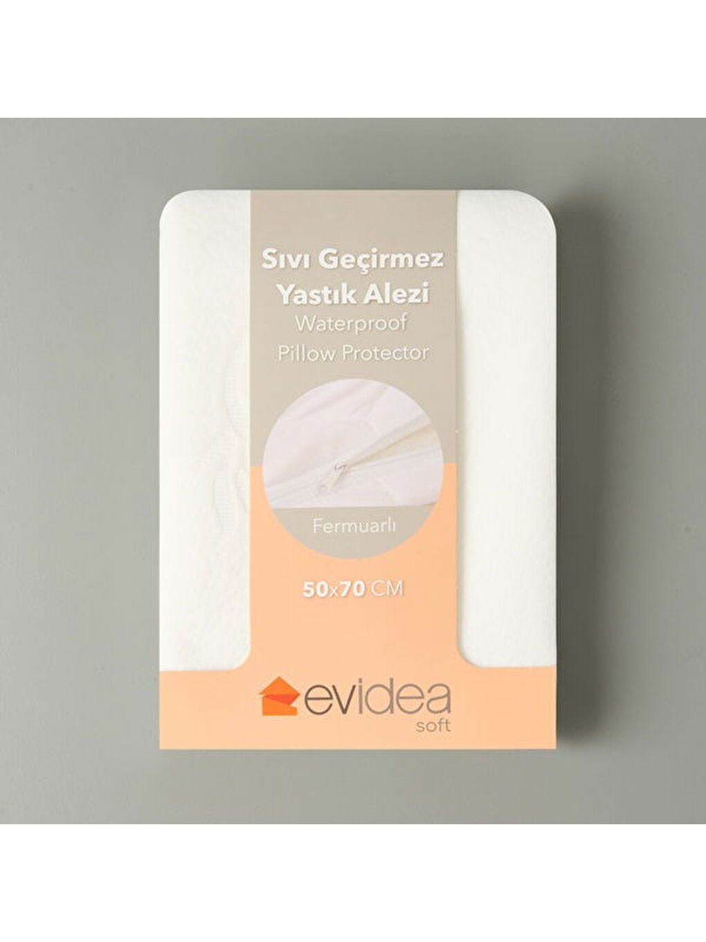 Soft Sıvı Geçirmez Yastık Alezi - Beyaz - 50x70 cm