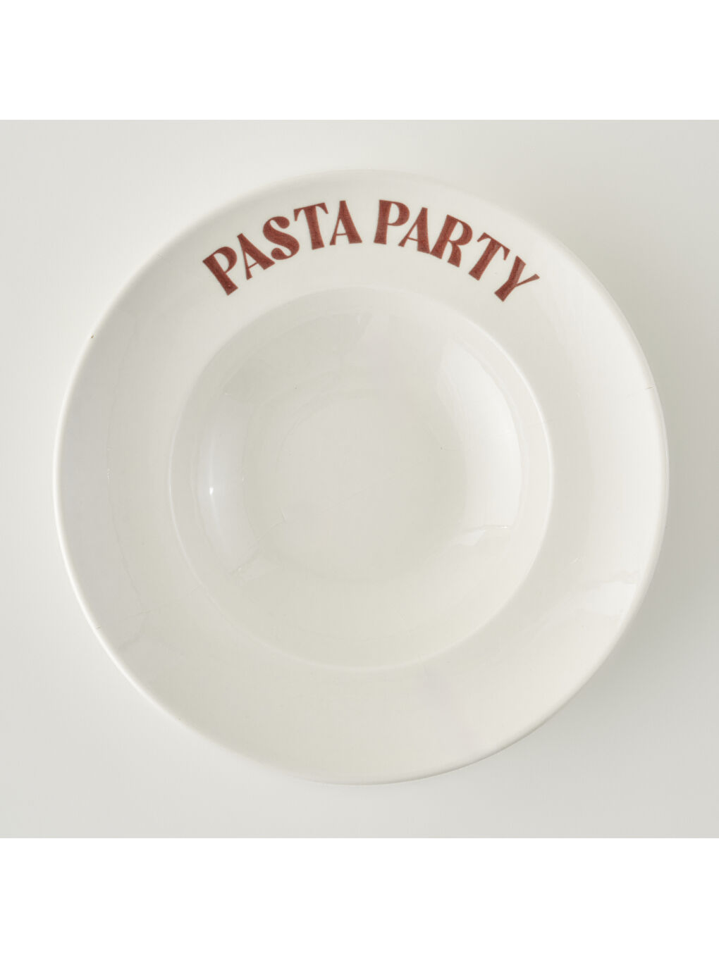 New Year Makarna Tabağı Kırmızı (27 cm)