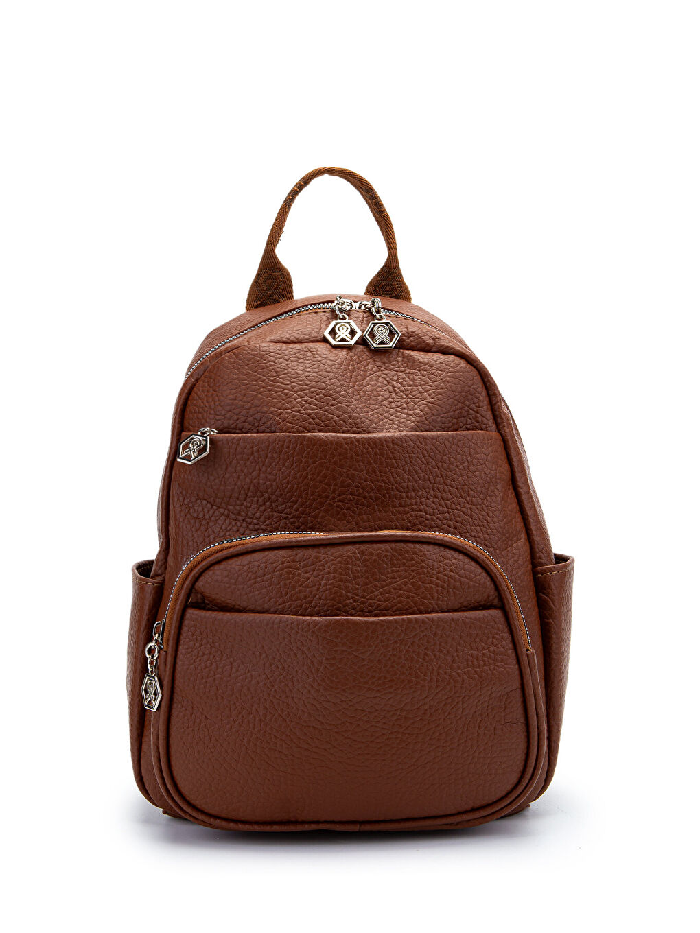 Kahverengi Çok Gözlü Holly Kadın Sırt Çanta Taba