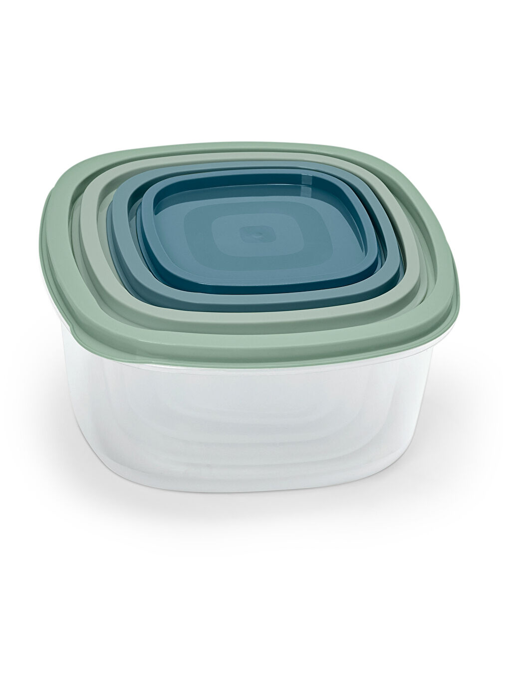 Renksiz Saklama Kutusu, 4'lü-2