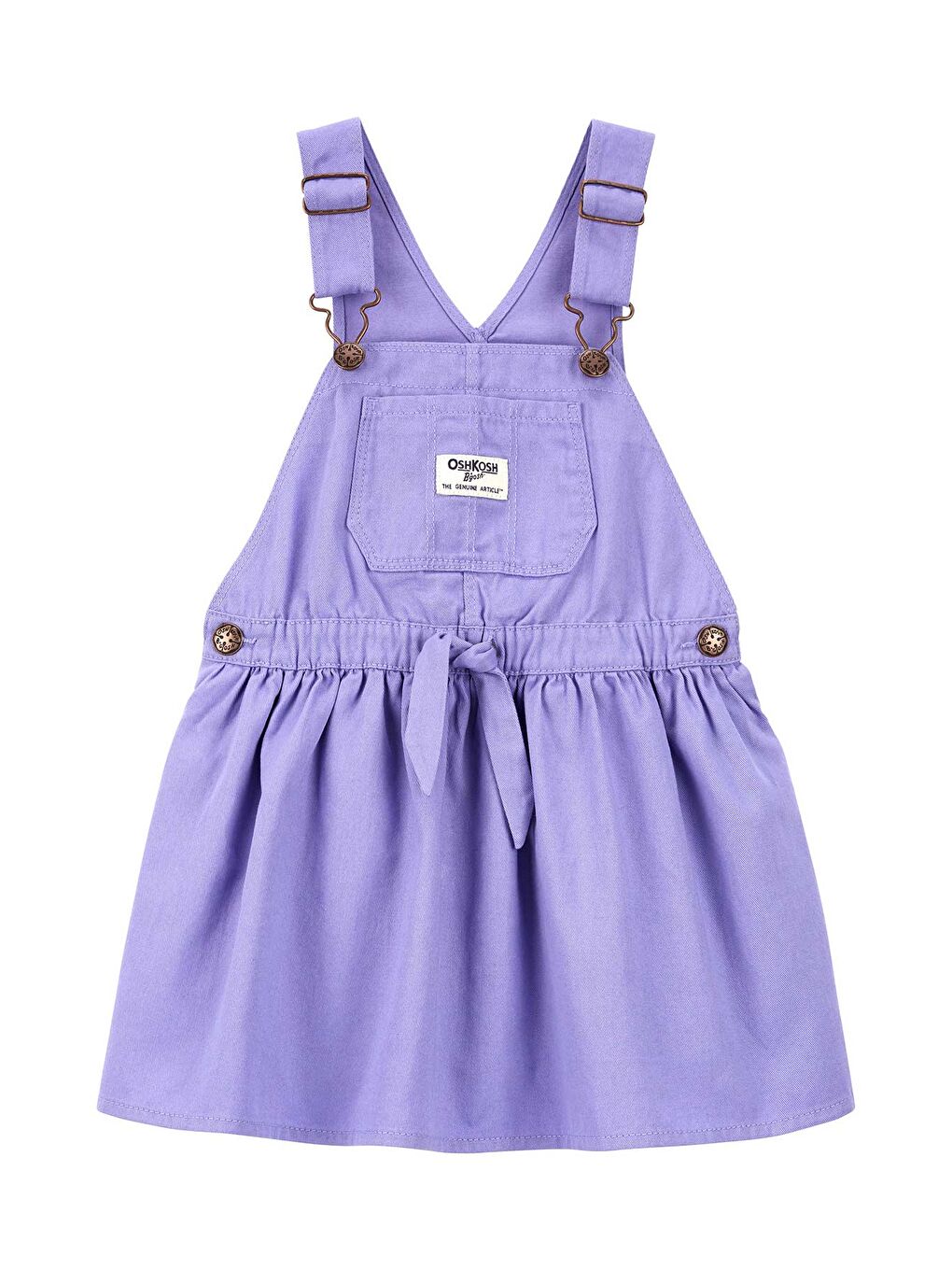 Lila Kız Bebek Etekli Salopet