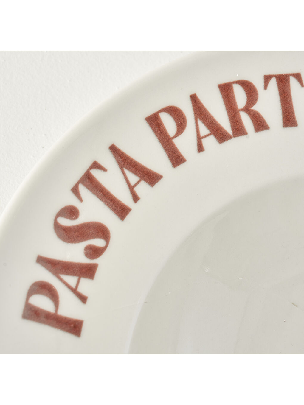 New Year Makarna Tabağı Kırmızı (27 cm)-1