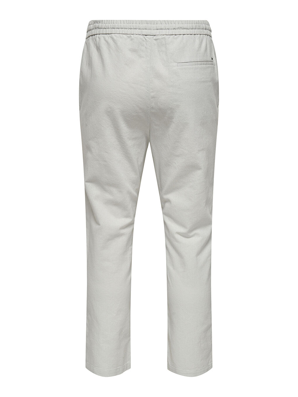 Gri Onslinus Keten ve Pamuk Karışımlı Tapered Fit Daralan Paça Pantolon 22024966-6