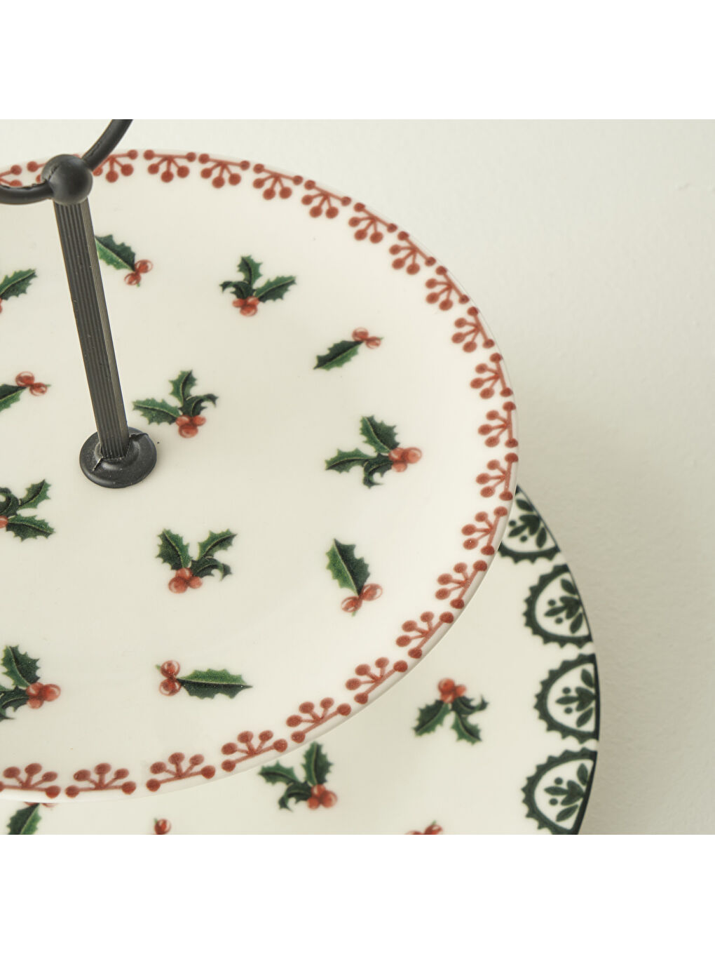 Karışık New Year Yılbaşı 2 Katlı Kurabiyelik-1