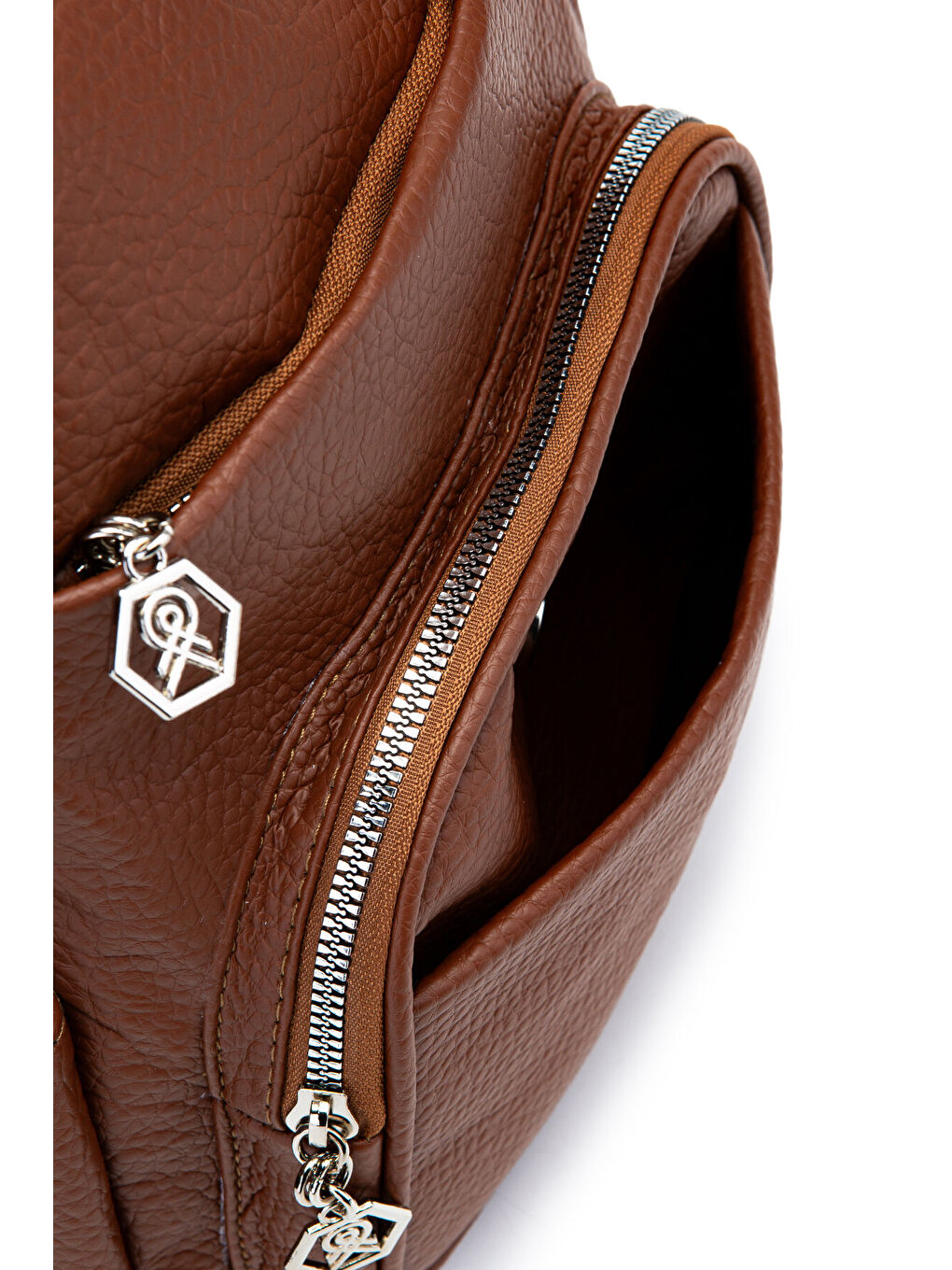 Kahverengi Çok Gözlü Holly Kadın Sırt Çanta Taba-4