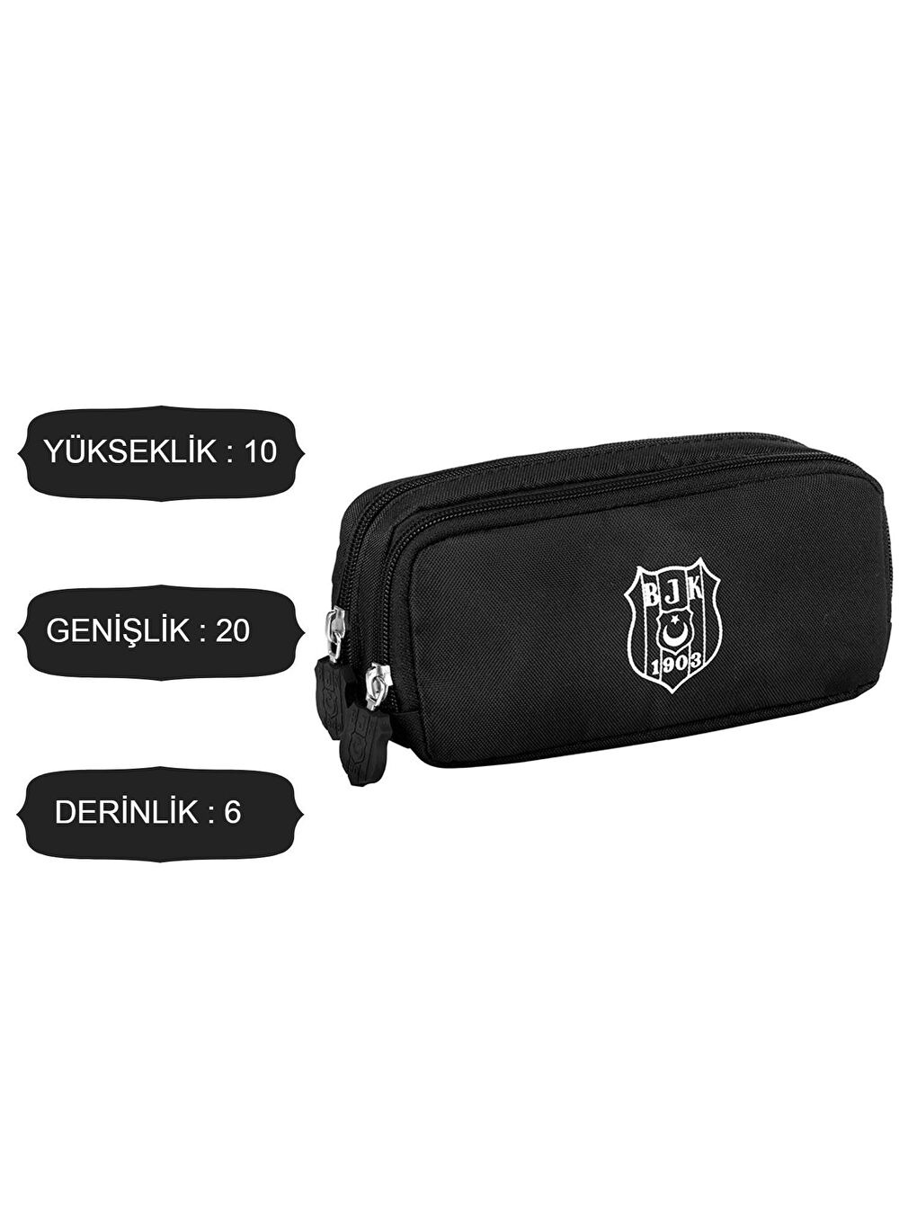 3 Bölmeli Reflektör Detaylı Okul Sırt Çantası +Logo Baskılı Kalemlik-4