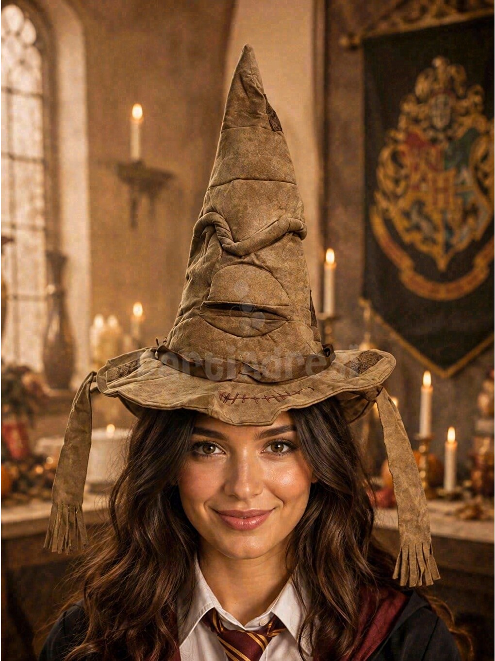 Kahverengi Harry Potter Seçmen Şapka-1