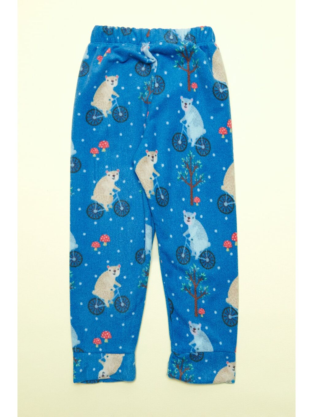 İndigo Koala Baskılı Polar Unisex Çocuk Pijama Takımı-4