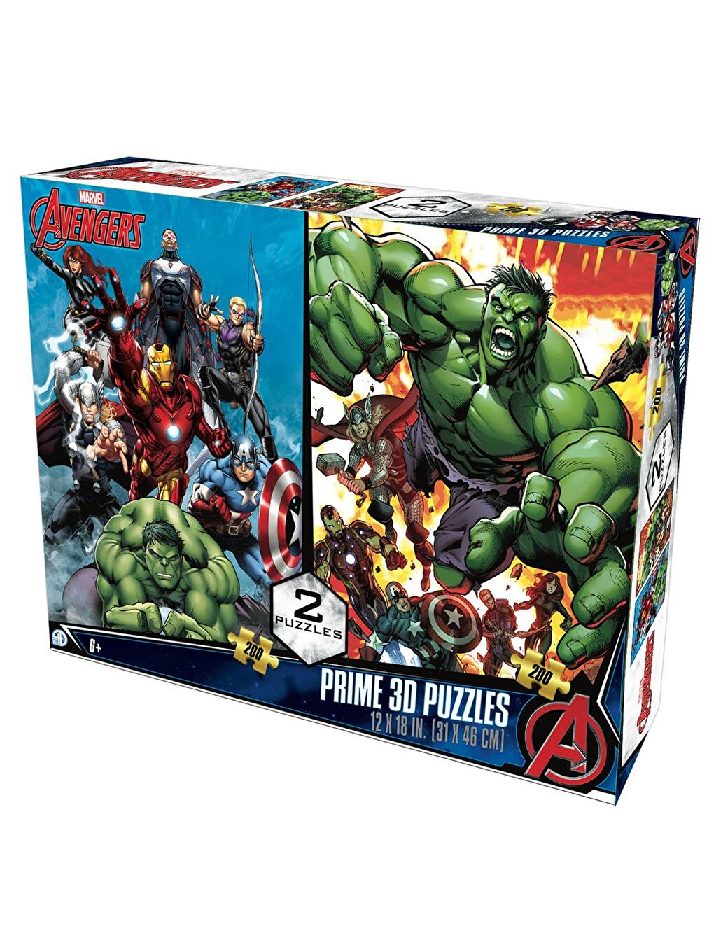 Marvel Avengers İkili Puzzle 200 Parça 10227