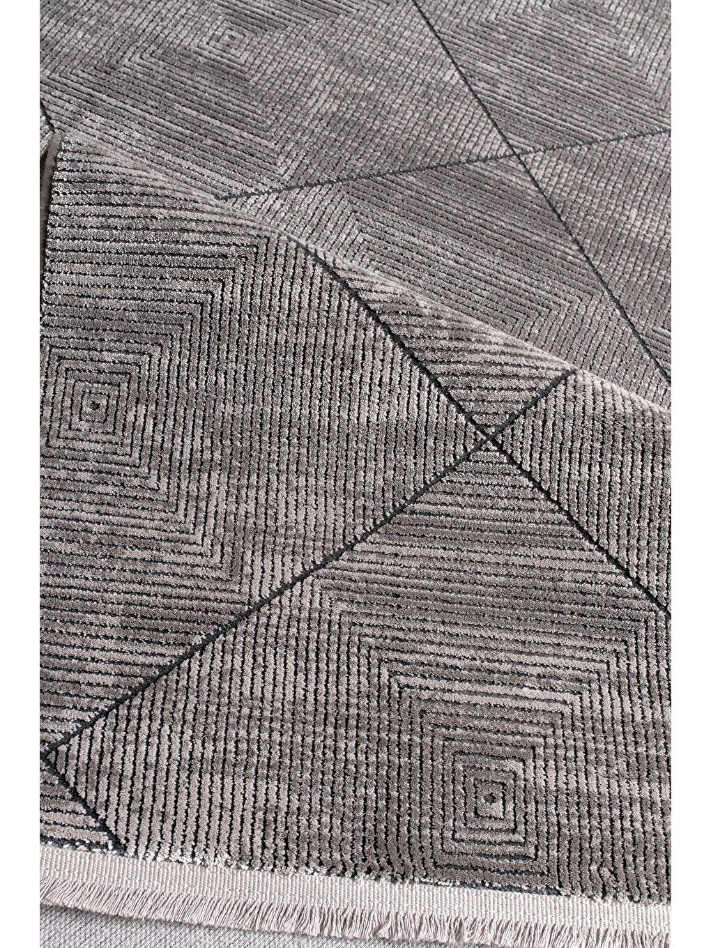 Gri Granada 6089 Akrilik Modern Dokuma Halı-100x300-2