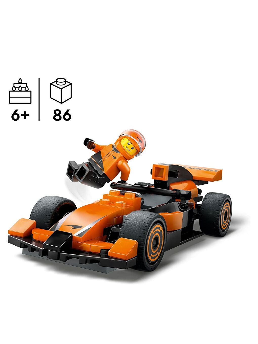 City McLaren Yarış Arabalı F1 Sürücüsü 60442-5