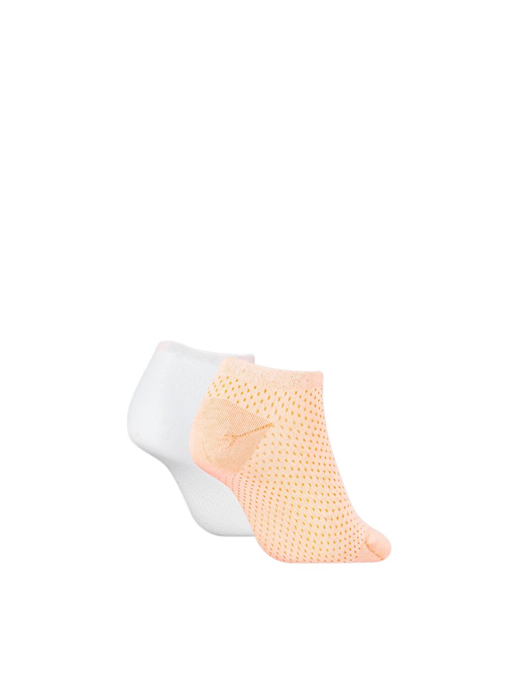 Turuncu Kadın Spor Ayakkabı Çorap 2'li Paket-1