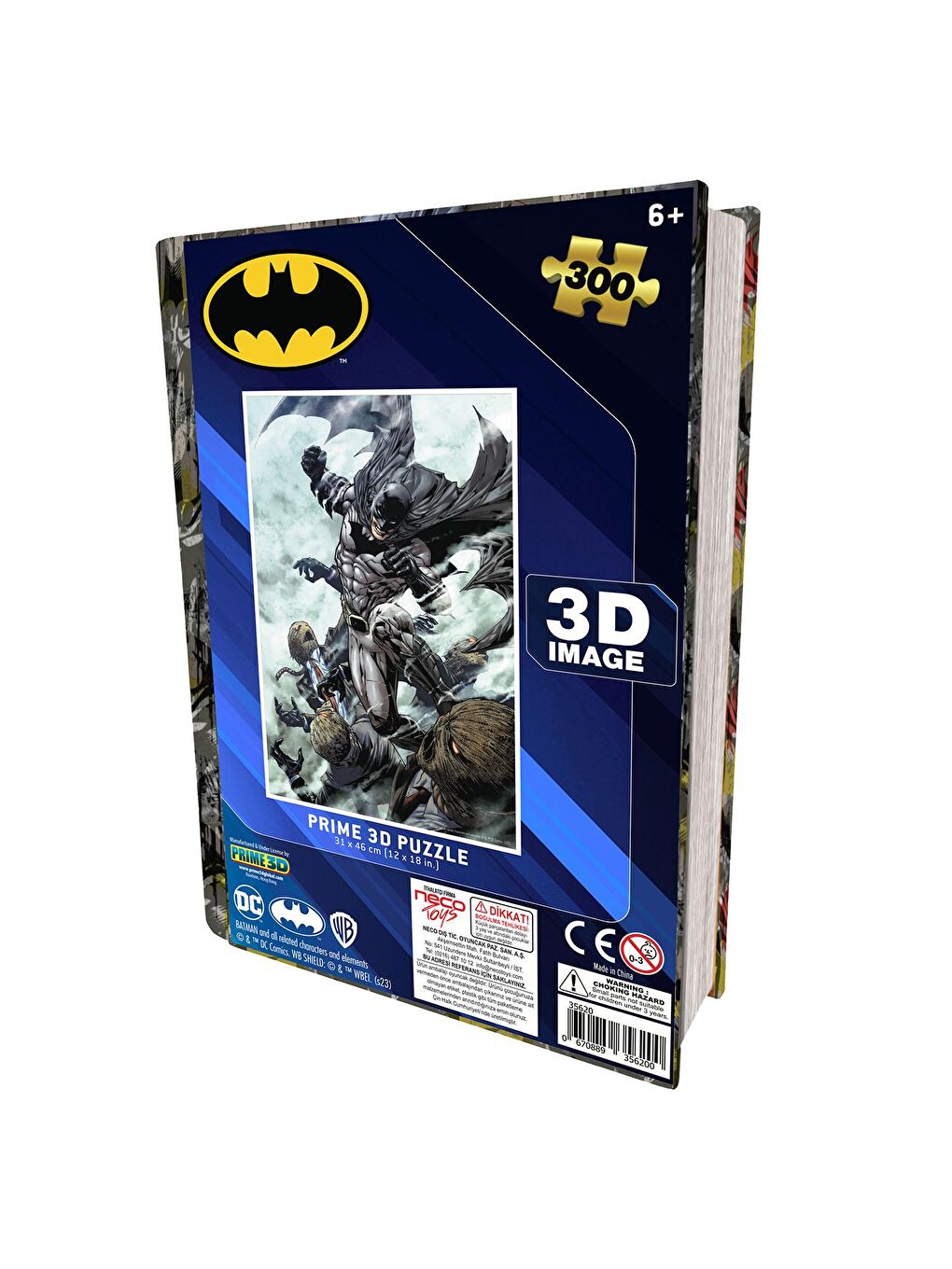 Prime 3D Batman 300 Parça Puzzle 35620 - Metal Kutu - 1