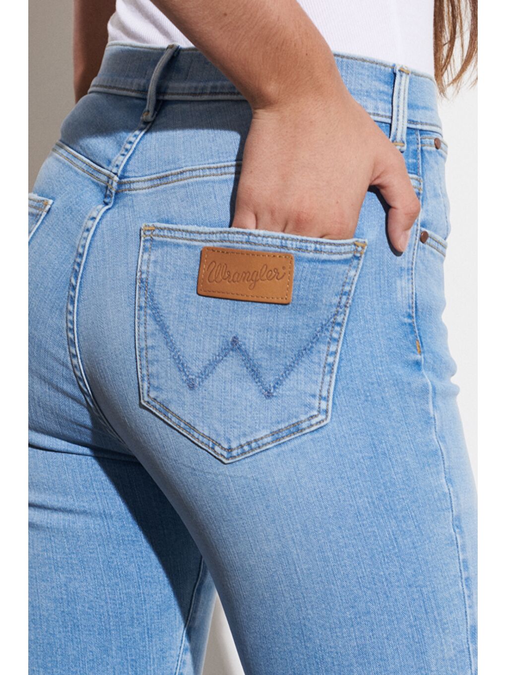 Mavi Skinny Fit Yüksek Bel Esnek Jean Pantolon-5