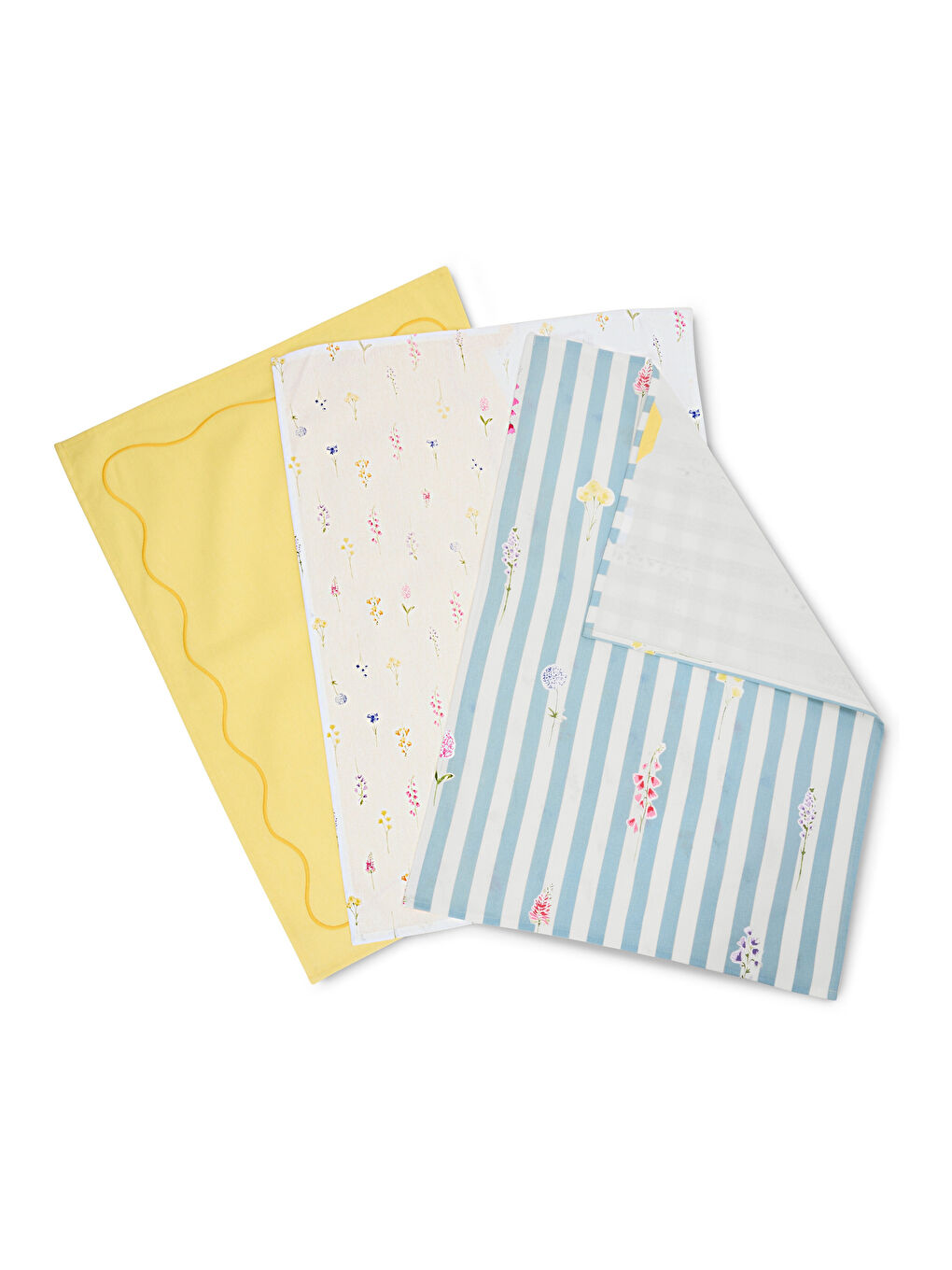 Karışık Kurulama Bezi, 3 Adet-1