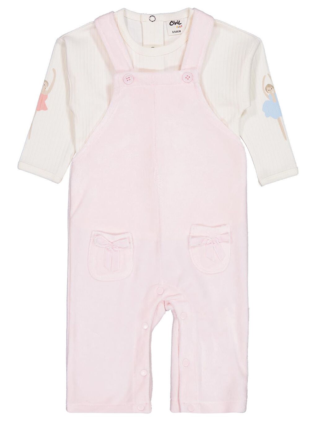 Baby Cep Fiyonklu 6-18 Ay Slopet - Pembe 6-9 Ay