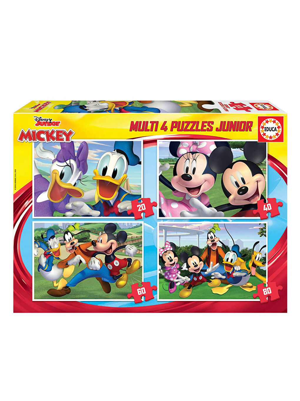 Çocuk Puzzle 20 40 60 80 Parça Mickey ve Arkadaşları 18627