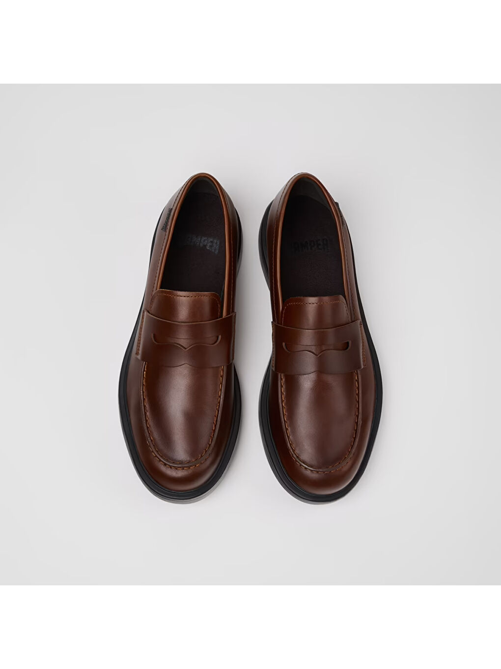 Kahverengi Erkek Oxford ( Klasik) K101045-005 Dean Medium Brown-3