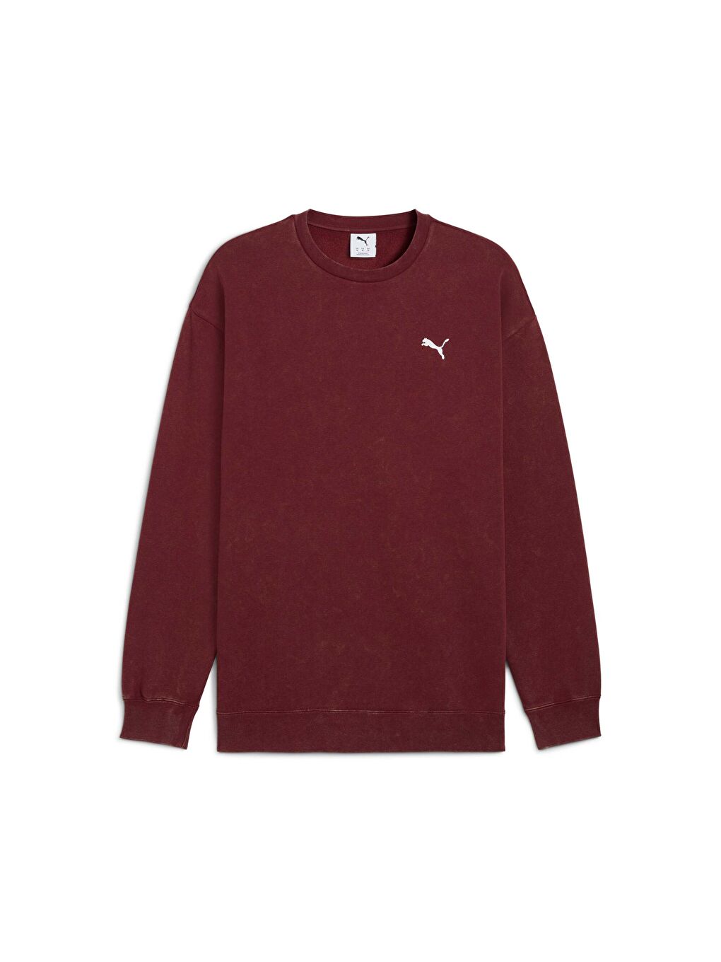 Bordo ESSENTIALS Elevated Erkek Geniş Kesim SWEATSHIRT